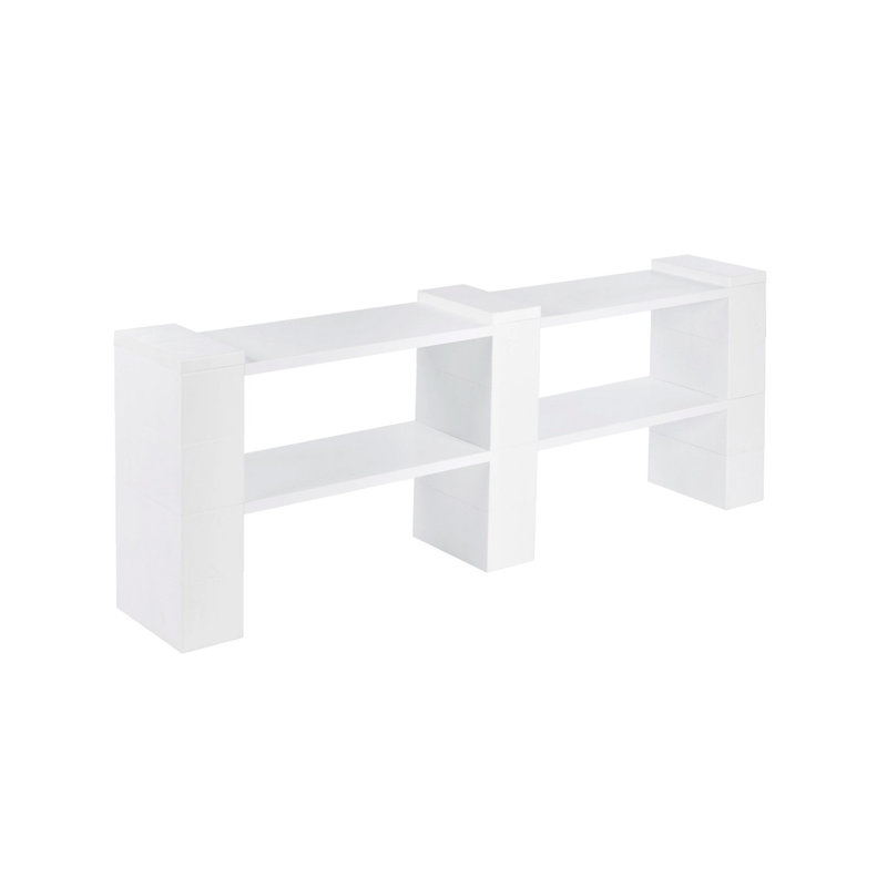 72 " W Adjustable Shelving Unit, White