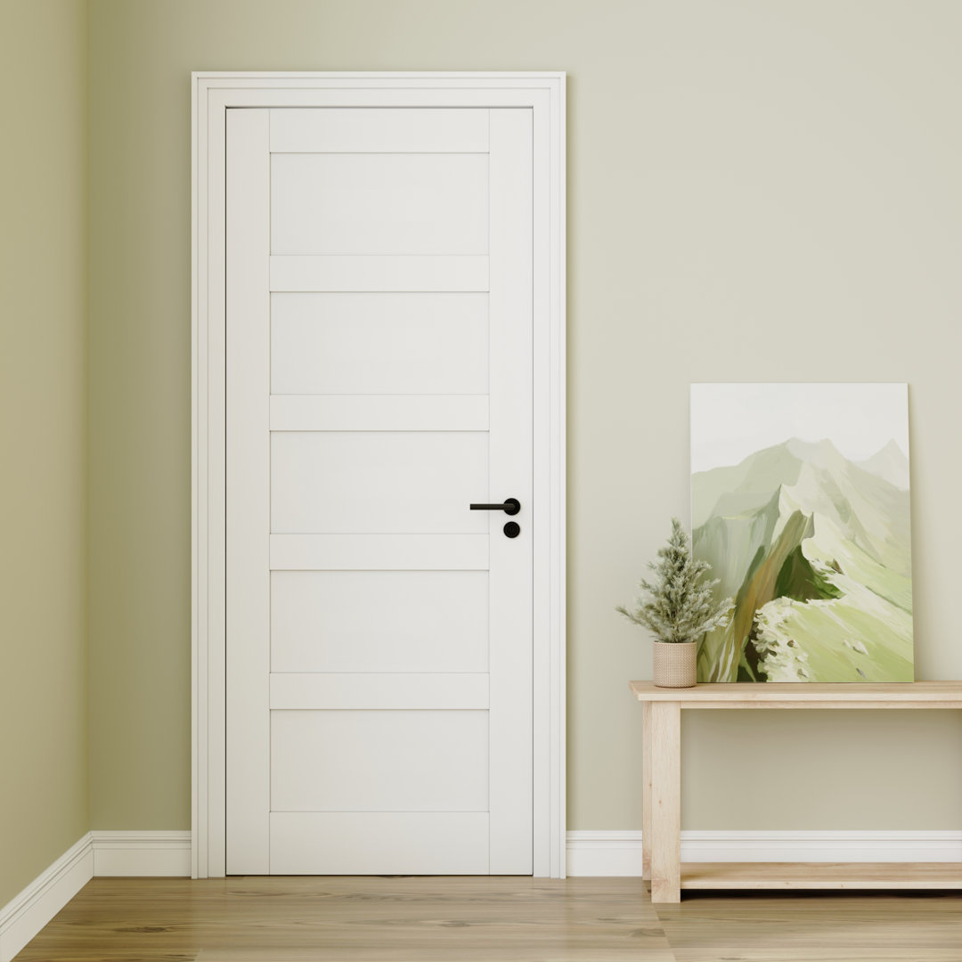 80' Pantry Door Slab Prefinished solid Paneled wood For French Doors / Barn Doors Without Hardware ARK DESIGN 