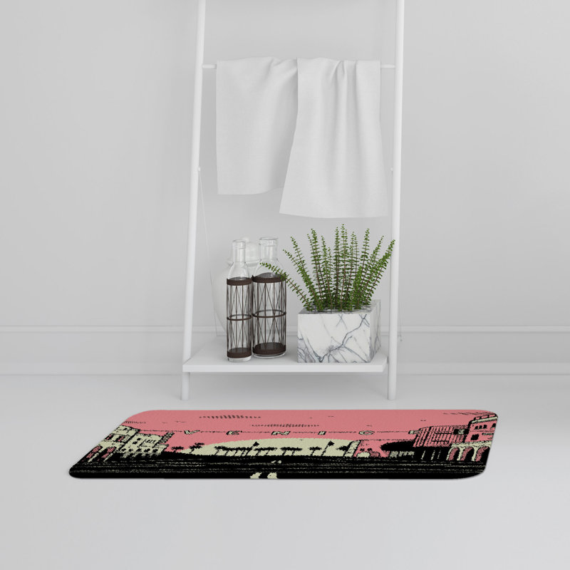 Akalpreet Memory Foam Non-Slip Bath Rug