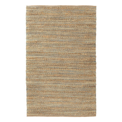 Tapis d'intérieur en jute de fibre naturelle fait à la main avec envers en coton Modern Farmhouse
