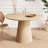 Finnerty Circular Dining Table with Wooden Base-110480662-111786370