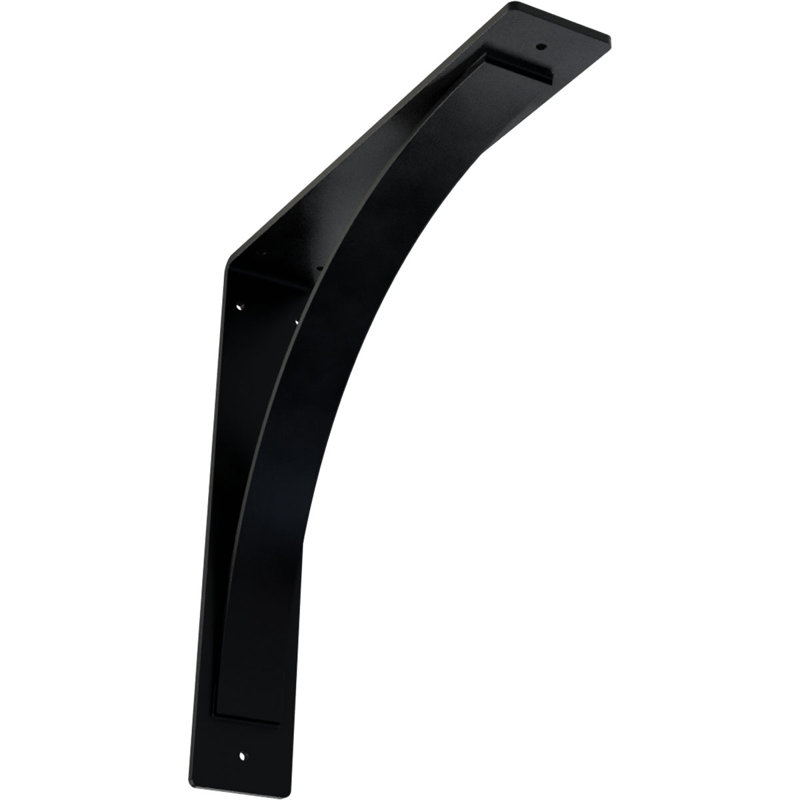 Support en acier martelé blanc l 3 po x P 12 po x H 12 po, Blanc martelé, H 12 po x l 3 po x P 12 po