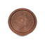Table d'appoint ronde avec fini cuivre et design en fer martelé-1776200729