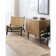 Bertus Machine Woven Polyester Area Rug in Beige