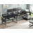 Larrie 59.01'' W Rectangle Computer Desk L-Shaped Computer Desk with Power Outlet and USB Ports-892985948