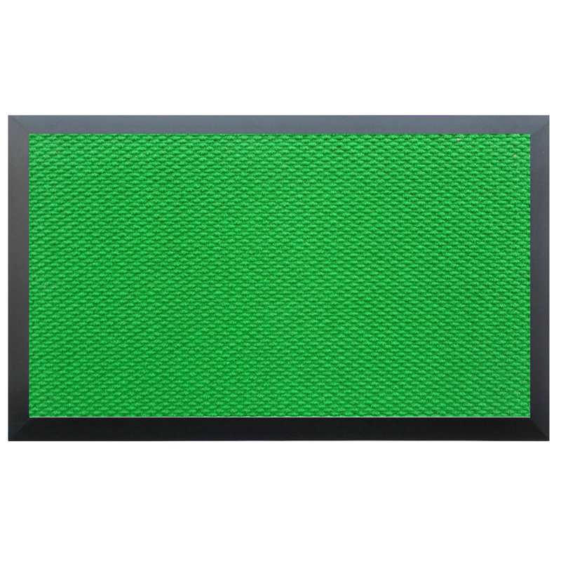 Paillasson d'extérieur antidérapant uni, 6 pi x 10 pi, Vert clair