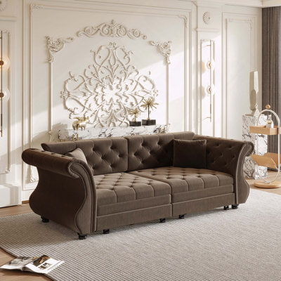 Velours Chesterfield