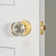 Viaggio Circolo Rosette Double Dummy with Circolo Crystal Knob