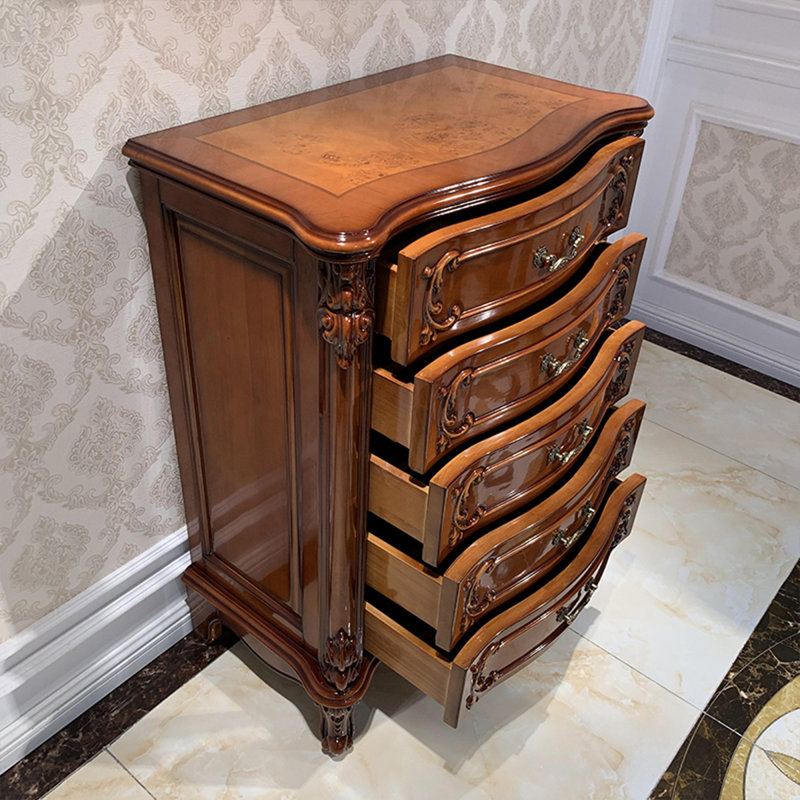 Armoire d'appoint en noyer massif