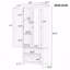 Armoire de rangement haute avec deux tiroirs-2033807624