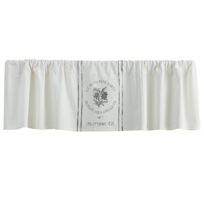 Cotton Tailored Window Valance