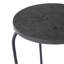 Nina End Table-Grey Italian Marble