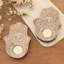 1'' H Wood Tabletop Tealight Holder