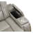 Danykah Leather Console Loveseat Light Gray-204574271
