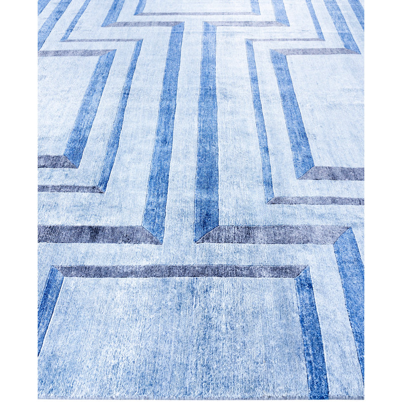 Overdyed One-of-a-Kind Rectangle 8'2" X 10' Hand Knotted Area Rug