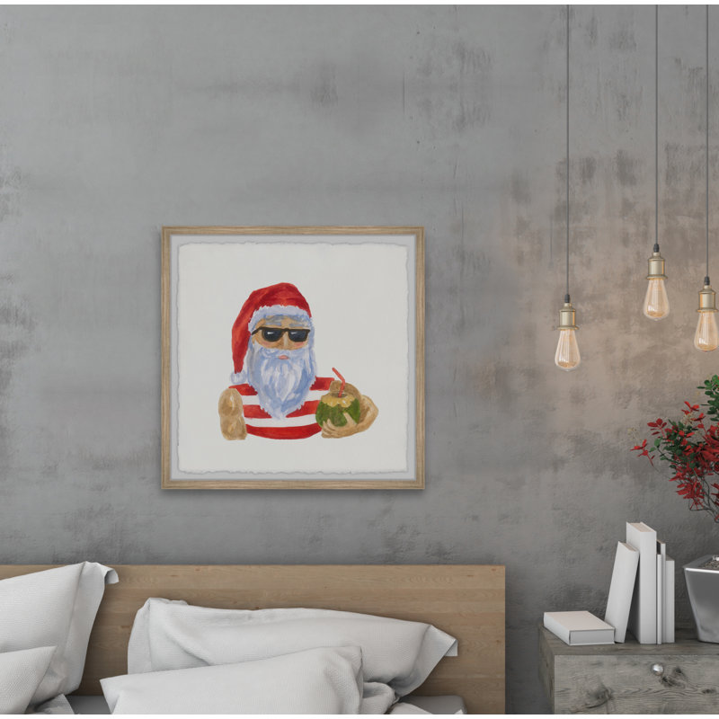 Coconut Holiday - Single Picture Frame Painting, 81cm H x 81cm W x 3.81cm D