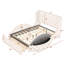 Lit plateforme tapissier en velours avec rangement et grand lit-1625723942