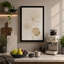 Golden Study Botanical 1 Piece Wrapped Canvas Wall Art-1121019089-1121019103