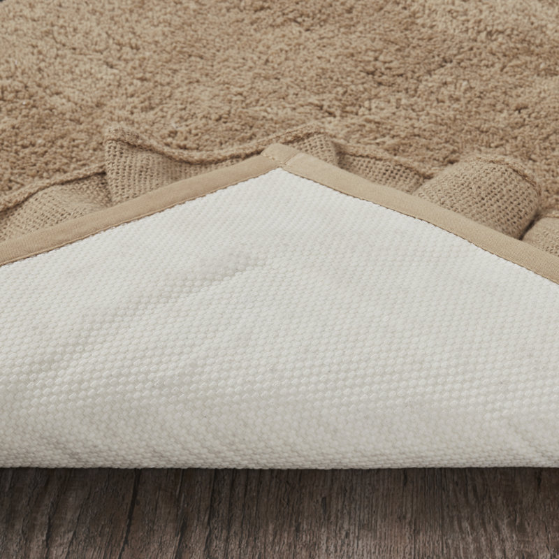 Tapis de bain Dasha, L 27 po x L 48 po, Bourgogne
