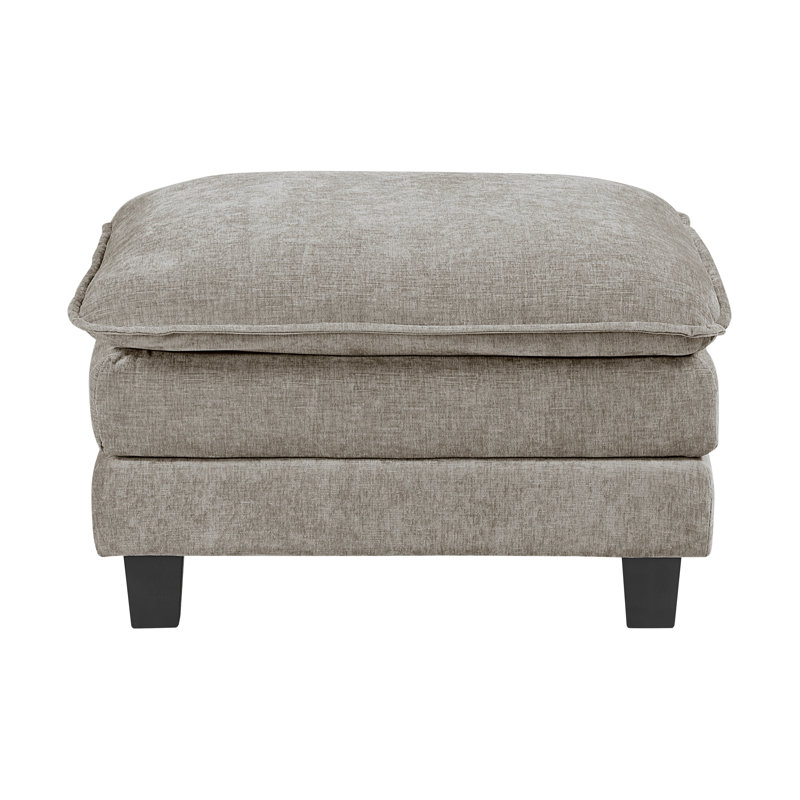 Repose-pieds Modern Chenille