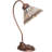 18" High Tiffany Jeweled Peacock Desk Lamp