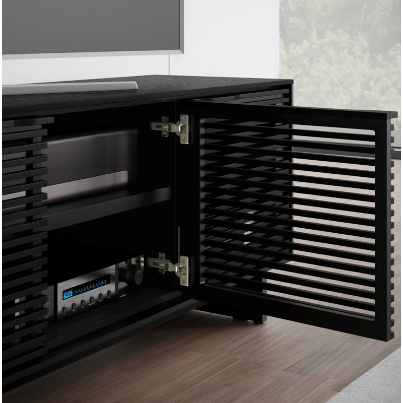 Align Media Console, 19"H x 81"W x 18"D, Ebonized Ash
