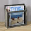 Solid Wood Free Standing Magazine Rack-742775708