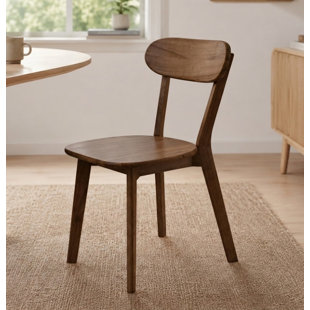 Minimalist Adjustable Foot Pad Armless Kitchen Chair  For Breakfast Nook And Living Area