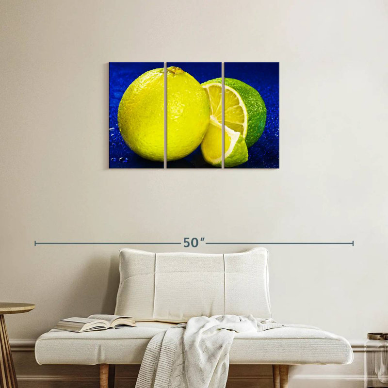 Yarlin Lemon Lime, 20" H x 33" W
