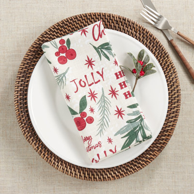 Serviette de table 20 po