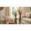 Grand vase de table en verre Ombre