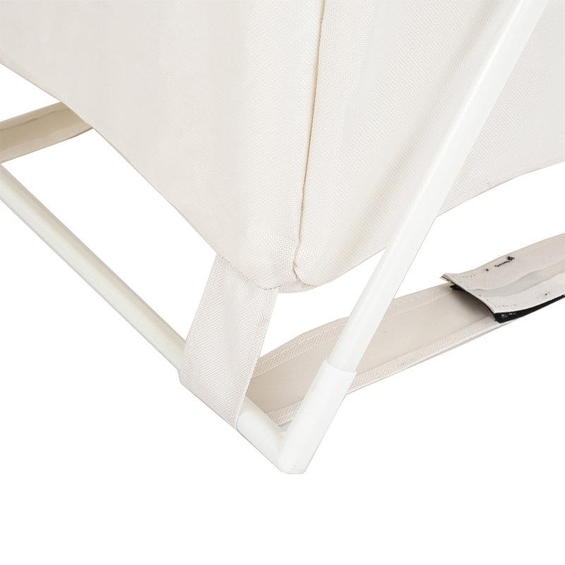 Fabric Laundry Sorter with Handles, Beige