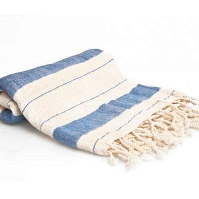 Serviette de plage en coton turc Pinckard