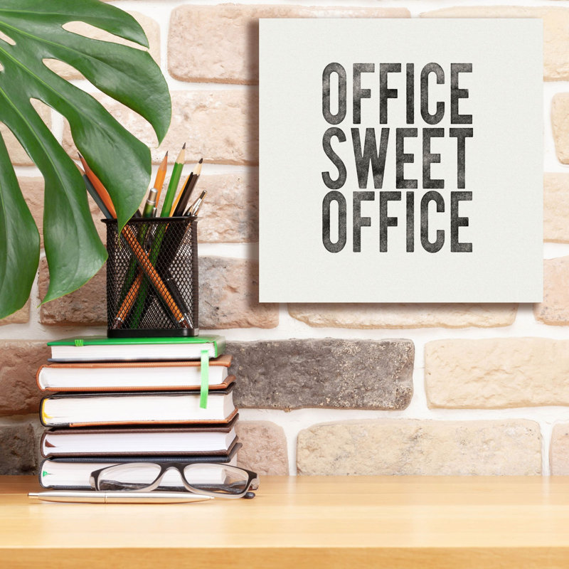 Toile épique «Work From Home 1» par Wild Apple Portfolio, 12 po x 12 po, H 12 po x l 12 po