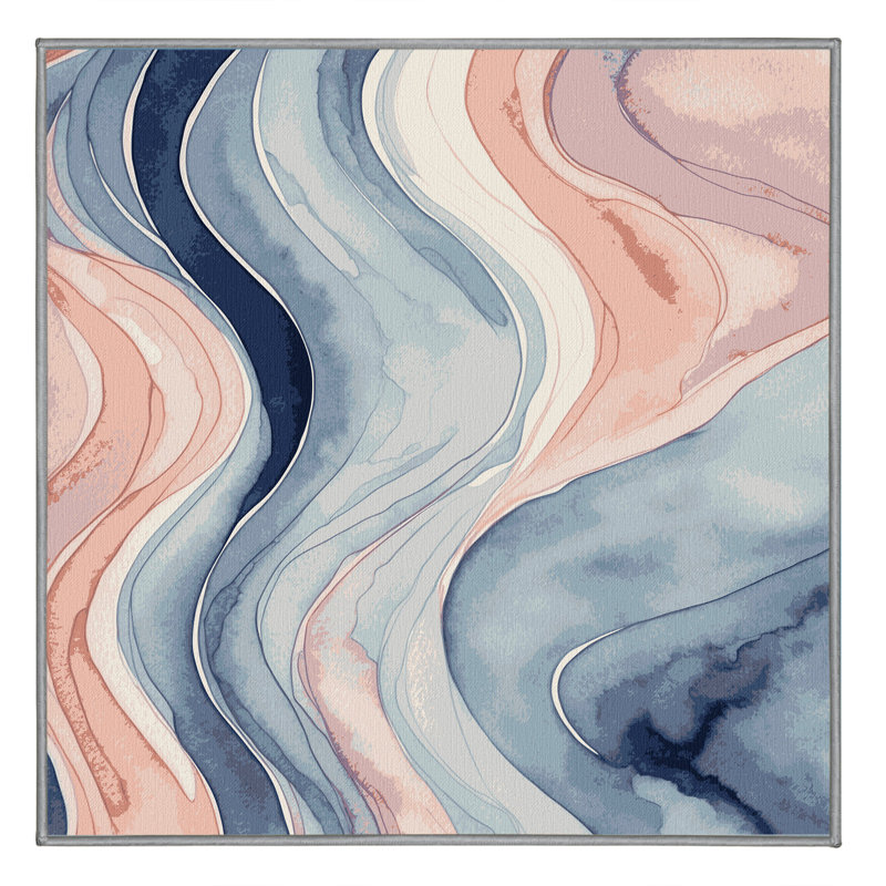 Ethereal Drift Rug, Square 8'