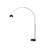 Eckehard 75.6'' Black Arched Floor Lamp-259637530