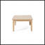 Table basse d'extérieur en bois d'acacia