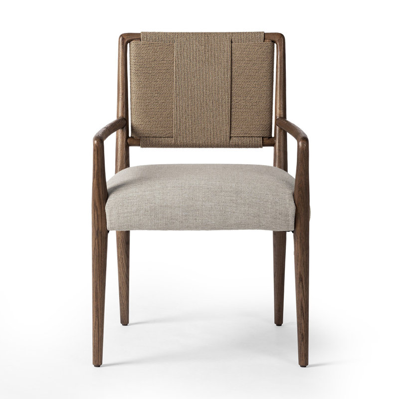 Fauteuil Betha, Blé Alcala, Brun clair cendré