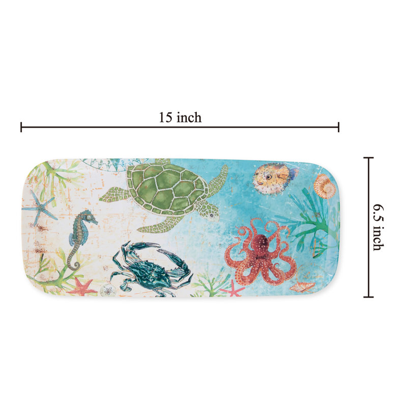 Rosecliff Heights Highsmith Melamine Platter