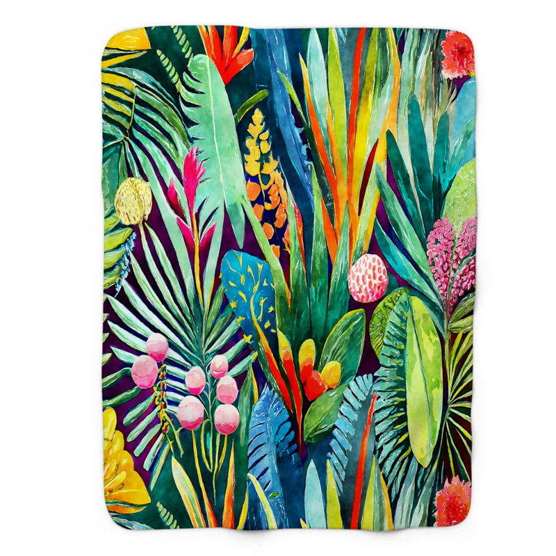 Lush Jungle - couverture 1 pièce, Grand lit