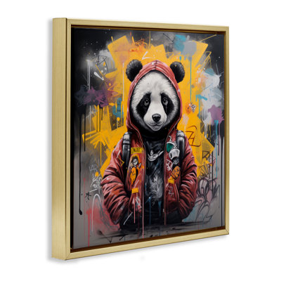«Urban Graffiti Panda Bear» par Lazar Studio