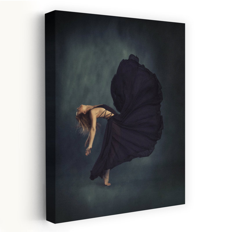 Robe, art mural contemporain abstrait, H 48 po x l 32 po
