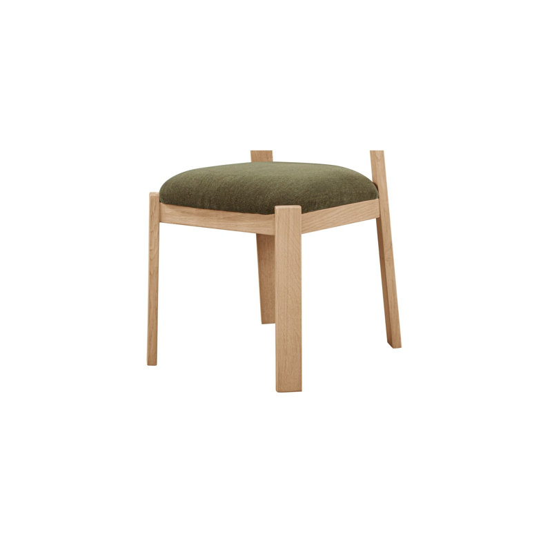 Oli Dining Chair Dark Green-Set of Two, Green