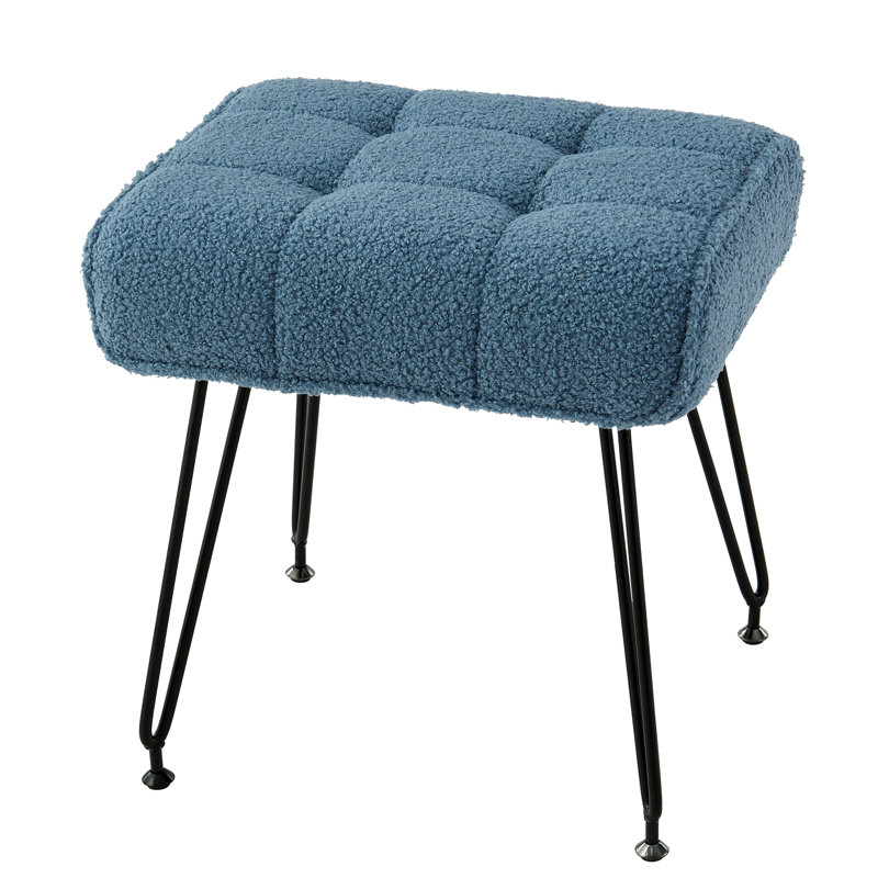 Tabouret de meuble-lavabo 17 po, Bleu gris