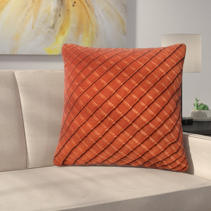 Down Reversible Throw Pillow, Charcoal, Down