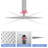 10" Square Rainfall Shower Head, Wall/Ceiling Mounted-118580217