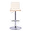Swivel Upholstered Adjustable Height Counter Stool-31455583