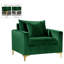 Fauteuil large en velours Naomi-1800154250