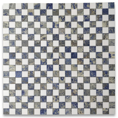 Carreau de mosaïque en marbre 12 po x 12 po
