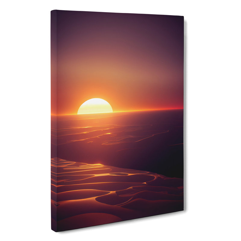 Desirable Sunset - Wrapped Canvas, 50cm H x 35cm W x 3cm D
